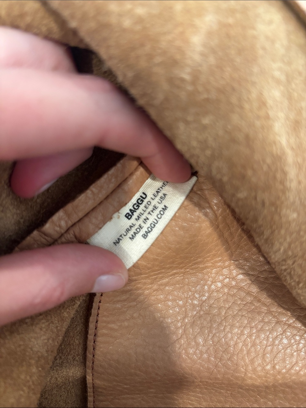 Baggu leather tote bag - Picture 6 of 6